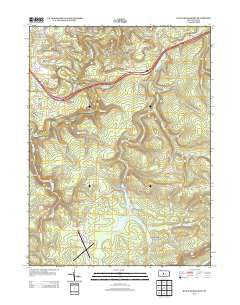 Black Moshannon Pennsylvania Historical topographic map, 1:24000 scale, 7.5 X 7.5 Minute, Year 2013
