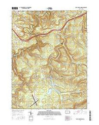 Black Moshannon Pennsylvania Current topographic map, 1:24000 scale, 7.5 X 7.5 Minute, Year 2016