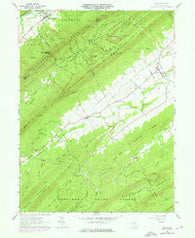 Blain Pennsylvania Historical topographic map, 1:24000 scale, 7.5 X 7.5 Minute, Year 1960