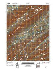 Blain Pennsylvania Historical topographic map, 1:24000 scale, 7.5 X 7.5 Minute, Year 2010