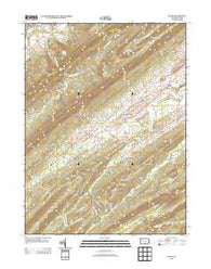 Blain Pennsylvania Historical topographic map, 1:24000 scale, 7.5 X 7.5 Minute, Year 2013
