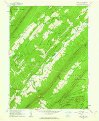 Blairs Mills Pennsylvania Historical topographic map, 1:24000 scale, 7.5 X 7.5 Minute, Year 1960