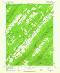 Blairs Mills Pennsylvania Historical topographic map, 1:24000 scale, 7.5 X 7.5 Minute, Year 1960