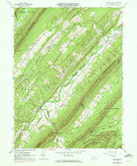 Blairs Mills Pennsylvania Historical topographic map, 1:24000 scale, 7.5 X 7.5 Minute, Year 1960