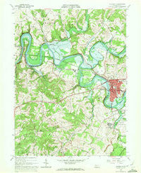 Blairsville Pennsylvania Historical topographic map, 1:24000 scale, 7.5 X 7.5 Minute, Year 1964