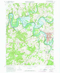 Blairsville Pennsylvania Historical topographic map, 1:24000 scale, 7.5 X 7.5 Minute, Year 1964