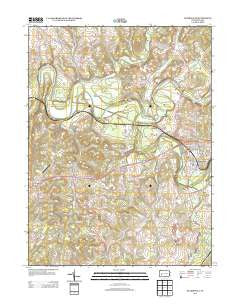 Blairsville Pennsylvania Historical topographic map, 1:24000 scale, 7.5 X 7.5 Minute, Year 2013