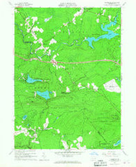 Blakeslee Pennsylvania Historical topographic map, 1:24000 scale, 7.5 X 7.5 Minute, Year 1965