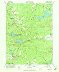 Blakeslee Pennsylvania Historical topographic map, 1:24000 scale, 7.5 X 7.5 Minute, Year 1965
