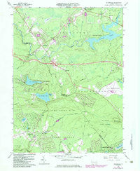 Blakeslee Pennsylvania Historical topographic map, 1:24000 scale, 7.5 X 7.5 Minute, Year 1965