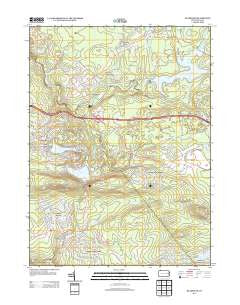 Blakeslee Pennsylvania Historical topographic map, 1:24000 scale, 7.5 X 7.5 Minute, Year 2013
