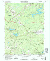 Blakeslee Pennsylvania Historical topographic map, 1:24000 scale, 7.5 X 7.5 Minute, Year 1992