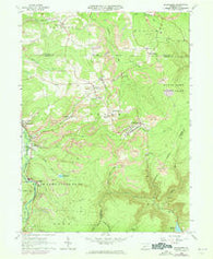 Blandburg Pennsylvania Historical topographic map, 1:24000 scale, 7.5 X 7.5 Minute, Year 1963
