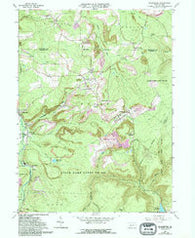 Blandburg Pennsylvania Historical topographic map, 1:24000 scale, 7.5 X 7.5 Minute, Year 1963