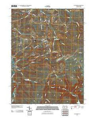 Blandburg Pennsylvania Historical topographic map, 1:24000 scale, 7.5 X 7.5 Minute, Year 2010