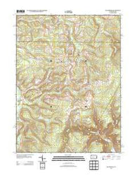 Blandburg Pennsylvania Historical topographic map, 1:24000 scale, 7.5 X 7.5 Minute, Year 2013