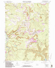 Blandburg Pennsylvania Historical topographic map, 1:24000 scale, 7.5 X 7.5 Minute, Year 1963
