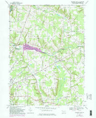 Blooming Valley Pennsylvania Historical topographic map, 1:24000 scale, 7.5 X 7.5 Minute, Year 1967
