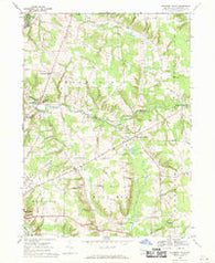 Blooming Valley Pennsylvania Historical topographic map, 1:24000 scale, 7.5 X 7.5 Minute, Year 1967