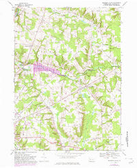 Blooming Valley Pennsylvania Historical topographic map, 1:24000 scale, 7.5 X 7.5 Minute, Year 1967