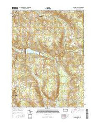 Blooming Valley Pennsylvania Current topographic map, 1:24000 scale, 7.5 X 7.5 Minute, Year 2016