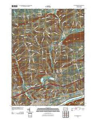 Bloomsburg Pennsylvania Historical topographic map, 1:24000 scale, 7.5 X 7.5 Minute, Year 2010