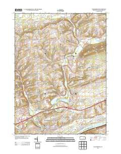 Bloomsburg Pennsylvania Historical topographic map, 1:24000 scale, 7.5 X 7.5 Minute, Year 2013