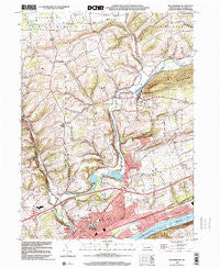 Bloomsburg Pennsylvania Historical topographic map, 1:24000 scale, 7.5 X 7.5 Minute, Year 1999