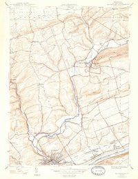 Bloomsburg Pennsylvania Historical topographic map, 1:24000 scale, 7.5 X 7.5 Minute, Year 1947