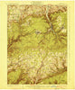 Blossburg Pennsylvania Historical topographic map, 1:62500 scale, 15 X 15 Minute, Year 1927