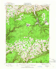 Blossburg Pennsylvania Historical topographic map, 1:62500 scale, 15 X 15 Minute, Year 1925