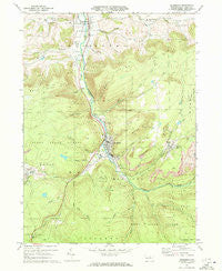 Blossburg Pennsylvania Historical topographic map, 1:24000 scale, 7.5 X 7.5 Minute, Year 1970
