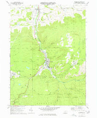 Blossburg Pennsylvania Historical topographic map, 1:24000 scale, 7.5 X 7.5 Minute, Year 1970
