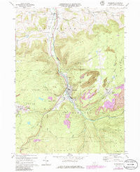 Blossburg Pennsylvania Historical topographic map, 1:24000 scale, 7.5 X 7.5 Minute, Year 1970