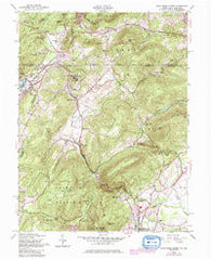 Blue Ridge Summit Pennsylvania Historical topographic map, 1:24000 scale, 7.5 X 7.5 Minute, Year 1953
