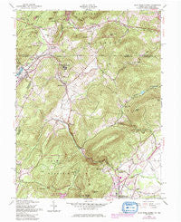 Blue Ridge Summit Pennsylvania Historical topographic map, 1:24000 scale, 7.5 X 7.5 Minute, Year 1953