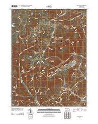 Blue Knob Pennsylvania Historical topographic map, 1:24000 scale, 7.5 X 7.5 Minute, Year 2010