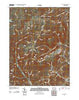 Blue Knob Pennsylvania Historical topographic map, 1:24000 scale, 7.5 X 7.5 Minute, Year 2010