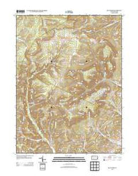 Blue Knob Pennsylvania Historical topographic map, 1:24000 scale, 7.5 X 7.5 Minute, Year 2013
