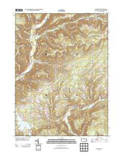 Bodines Pennsylvania Historical topographic map, 1:24000 scale, 7.5 X 7.5 Minute, Year 2013