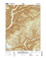 Bodines Pennsylvania Current topographic map, 1:24000 scale, 7.5 X 7.5 Minute, Year 2016