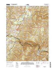 Bolivar Pennsylvania Current topographic map, 1:24000 scale, 7.5 X 7.5 Minute, Year 2016
