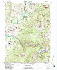 Bolivar Pennsylvania Historical topographic map, 1:24000 scale, 7.5 X 7.5 Minute, Year 1964