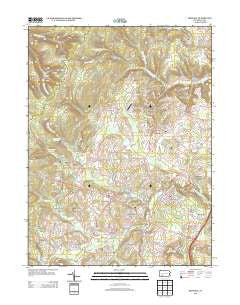 Boswell Pennsylvania Historical topographic map, 1:24000 scale, 7.5 X 7.5 Minute, Year 2013