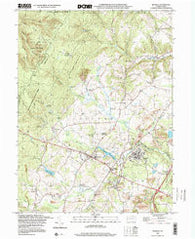 Boswell Pennsylvania Historical topographic map, 1:24000 scale, 7.5 X 7.5 Minute, Year 1997