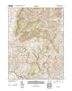 Boyertown Pennsylvania Historical topographic map, 1:24000 scale, 7.5 X 7.5 Minute, Year 2013