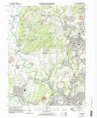 Boyertown Pennsylvania Historical topographic map, 1:24000 scale, 7.5 X 7.5 Minute, Year 1995