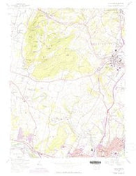 Boyertown Pennsylvania Historical topographic map, 1:24000 scale, 7.5 X 7.5 Minute, Year 1957