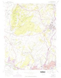 Boyertown Pennsylvania Historical topographic map, 1:24000 scale, 7.5 X 7.5 Minute, Year 1957