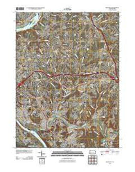 Braddock Pennsylvania Historical topographic map, 1:24000 scale, 7.5 X 7.5 Minute, Year 2010